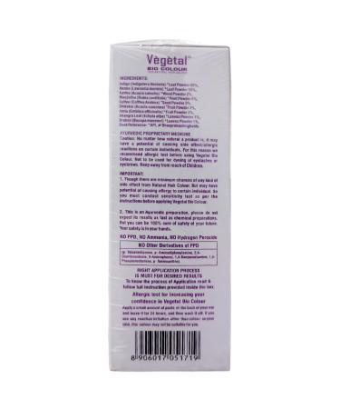 Buy Vegetal Bio Hair Colour Soft Black 25g for Beard & Mustache - International Shipping Available - Buy Online on GoSupps.com