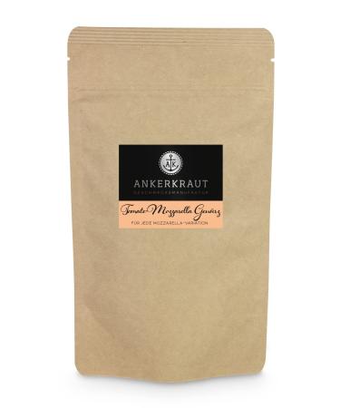 Ankerkraut tomato-mozzarella spice 110g in the bag Mediterranean mixture of spicy ingredients for antipasti Italy sugar-free in premium quality 110g bag