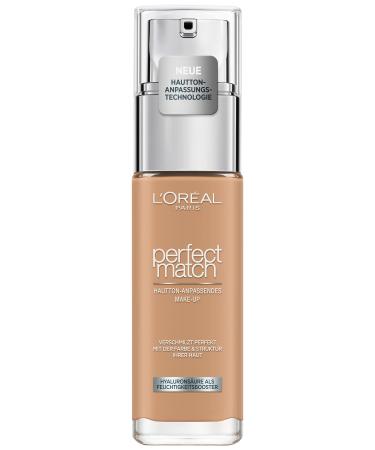 L'Or al Paris Make up Fl ssige Foundation mit Hyaluron und Aloe Vera Perfect Match Make-Up Nr. 3.D/3.W Golden Beige 30 ml - Buy Online on GoSupps.com