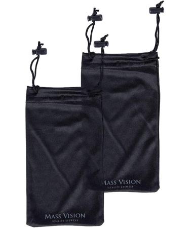 Bifocal Sport Wrap Reading Sunglasses 2-Pack for Men and Women - 2 Microfiber Cases - Black/High Definition Amber 2.5x - Buy Online on GoSupps.com