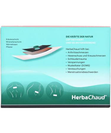 Herba Chaud Natural Heat Patch 6 Pieces | Soothing Pain Relief | International Shipping - Buy Online on GoSupps.com
