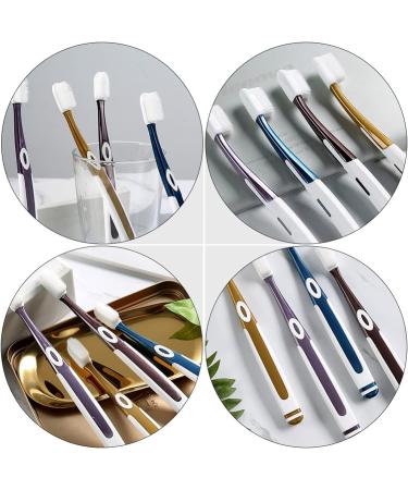 Healifty 4Pcs Silicone Soft Toothbrushes for Sensitive Teeth - Manual Toothbrush for Adults and Teenagers - Buy Online on GoSupps.com