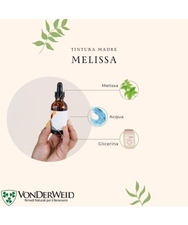  VONDERWEID Alcohol-Free Melissa Mother Tincture | Melissa Officinalis Drops | Melissa for Mental Wellbeing | Ultrasonic Extraction | Vegan Alcohol-Free | 100 ml - Buy Online on GoSupps.com