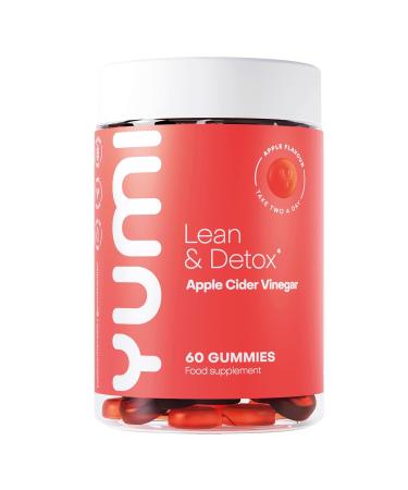 Apple Cider Vinegar Gummies | Detox Cleanse Gummies with Vitamin B12 and Folic Acid | High Strength (1000mg) Unfiltered ACV | Vegan & Gluten-Free | Apple Flavour 60 Count (Pack of 1)