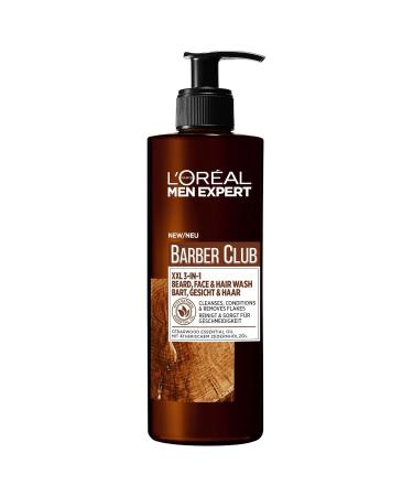 L'Or al Men Expert Nursing Set - Bartshampoo & XXL Shower Gel for Body Hair & Beard | Cedar Wood Barber Club | 2-Part XL Care - Buy Online on GoSupps.com