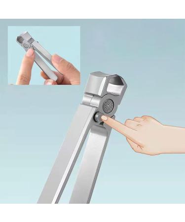 OUSIKA Nail Clippers Wide Jaw Nail Clippers Stainless Steel Manicure Cutter Thick Hard Toenail Fingernail Scissors Trimmer Tools Nails - Buy Online on GoSupps.com