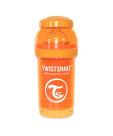 Twistshake Anti-Colic Baby Bottle 180ml - Orange | Premium Baby Bottle for International Shipping - Buy Online on GoSupps.com