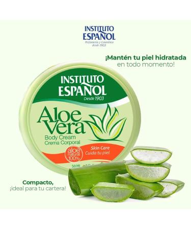 Instituto Espanol Aloe Vera Body Cream Face Cream Hand Cream 2 x 13.5 fl oz (400 ml) - Buy Online on GoSupps.com
