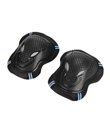 3-in-1 Sports Protective Gear Set | Knee Pad, Elbow Pads, Wrist Guards | Adjustable for Skateboarding, Roller Skating, Cycling | Large Black Blue - Buy Online on GoSupps.com