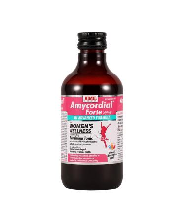 AIMIL Amycordial Forte Syrup - 200ml | Women Wellness | Feminine Tonic | Enriched with Antioxidants | Ashoka Lodhra Shatavari - Buy Online on GoSupps.com