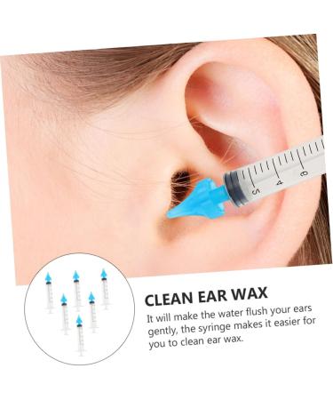 Hemoton Ear Wax Removal Kit - 6pcs Vacum Ear Cleaners & Irrigation Syringe for Humans - Buy Online on GoSupps.com