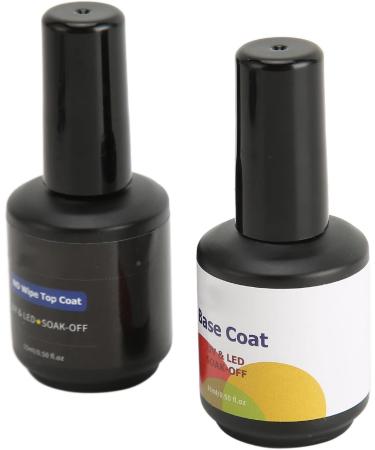 Nail Top Coat Base Coat Set Professional Nail Salon Long Lasting Shine Finish Clear Nail Art Base Top Coat - Buy Online on GoSupps.com