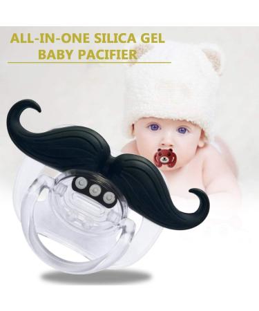 Greattangle Silicone Pacifier for Babies - Funny Rabbit & Beard Designs | Cute Baby Accessories - Buy Online on GoSupps.com