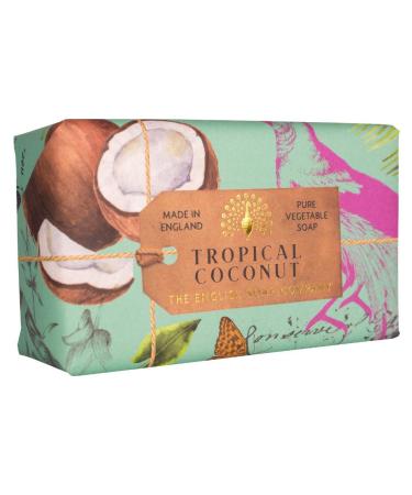 The English Soap Company Tropical Coconut Soap Bar Anniversary Collection 200g Tropical Coconut 190 g (Pack of 1)