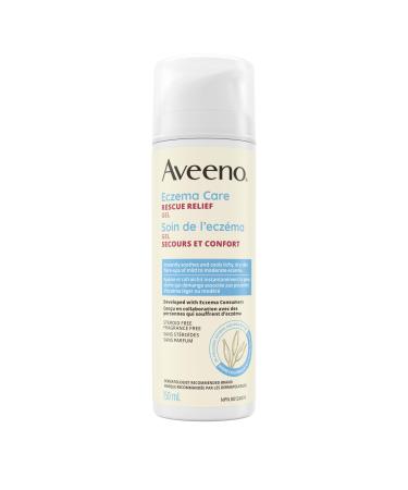 Aveeno Eczema Care Rescue Relief Treatment Gel Cream with Colloidal Oatmeal Skin Protectant Instantly Soothes & Cools Itchy Dry Skin Flare-Ups Steroid & Fragrance Free 150 mL