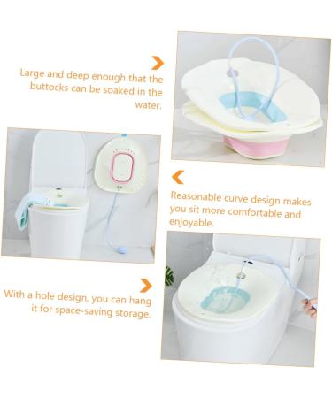 Lalafina Laundry Tub - Bidet Sitting Tub for Postpartum Relief | Comfortable Toilet Seat Pool for After Birth - Buy Online on GoSupps.com