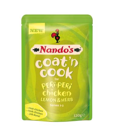 Nando's Coat & Cook Lemon & Herb Marinade, 120g