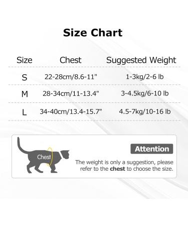 HEYWEAN Cat Harness and Leash Set - Escape Proof Kitten Harness for Outdoor Walking - Adjustable and Reflective - Dark Grey - Sizes S, M, L - Buy Online on GoSupps.com