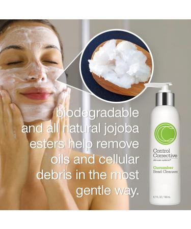 CONTROL CORRECTIVE Cucumber Bead Cleanser 6.7 Oz - Gentle Daily Exfoliation for All Skin Types - Buy Online on GoSupps.com