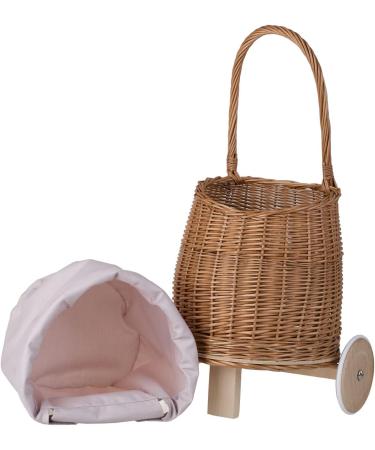 Buy e-Wicker 24 Willow Cart | Pink Basket Trailer for International Shipping - Buy Online on GoSupps.com