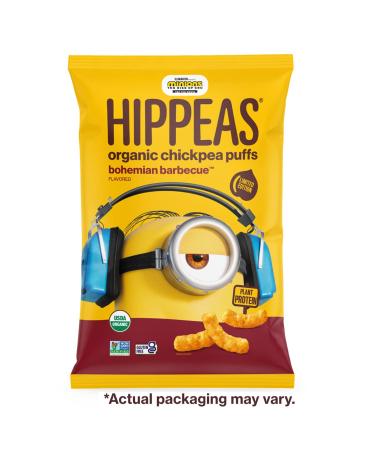 HIPPEAS Organic Chickpea Puffs - Bohemian Barbeque, 4oz (6-Pack) | Vegan, Gluten-Free Crunchy Snacks - Buy Online on GoSupps.com