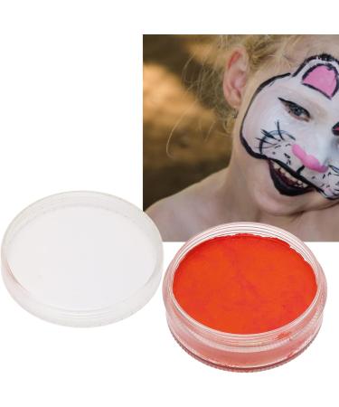  PUNELE Face paint palette odorless body paint kit for Halloween Christmas cosplay with soapy water or makeup remover for parties artistic performances - Red 75g - Buy Online on GoSupps.com