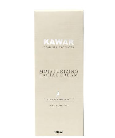 KAWAR Dead Sea Face Moisturizer - Hyaluronic Acid Niacinamide & Ceramides for Soft Smooth Skin | Vegan Long-Lasting Hydration for Men & Women - 5.1 fl oz - Buy Online on GoSupps.com