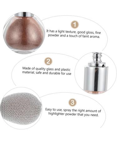 MAGICLULU Glitter Powder Spray 4 Pcs Spray Glitter Highlighters Sparkle Powder Spray Makeup Highlight Powder Brighten Face Powder - Buy Online on GoSupps.com
