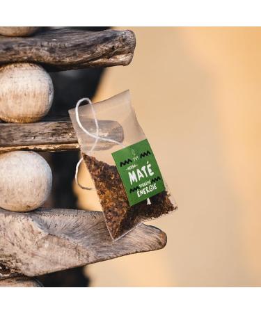  YVY YVY MAT Organic Roasted Yerba Mate Grand Cru | 15 Natural Mate Tea Bags | Unsmoked Stemless Dust-Free | Beverage - Buy Online on GoSupps.com