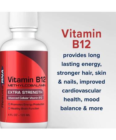 Results RNA Advanced Cellular Vitamin B12 Methylcobalamin Spray - Heart Health & Energy Support - 4 oz - Buy Online on GoSupps.com