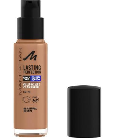  Manhattan Manhattan Lasting Perfection 35 HR Ultra Long Lasting Liquid Foundation Fb. 68 Natural Bronze - Buy Online on GoSupps.com