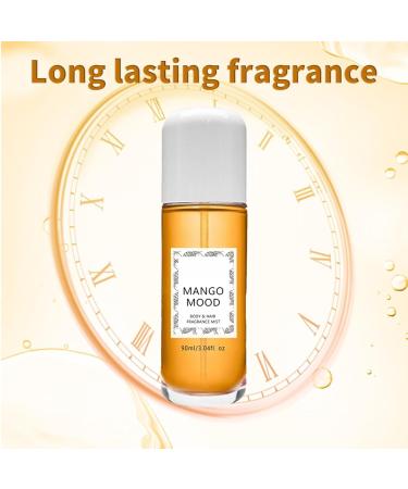 Mango Skin Perfume Mango - Body & Hair Fragrance Mist Mango Perfume Eau De Toilette Spray Lasting 90ml 3.04 fl.oz (A) - Buy Online on GoSupps.com