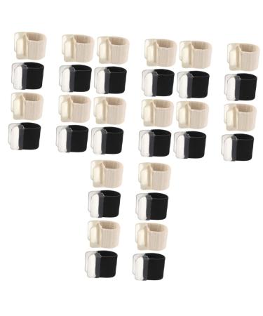Lurrose 16 Pairs Toe Separator Hammertoe Splint Thumb Protector Night Splints Toe Spacers Big Toe Separator Toe Spacers for Feet Women Sebs Toes Separators for Women Bunion Orthotics Soft Assorted Colorx4pcs 2.5x1.9cmx4pcs