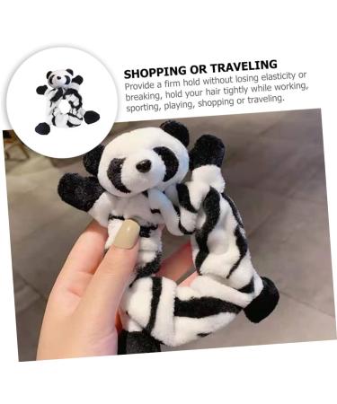 FRCOLOR panda hair band hairbands for womens hair girl scrunchies hair scrunchies cute animal scrunchies hair ties for women animal hair tie hair bands for women cloth ponytail hairy Miss - Buy Online on GoSupps.com