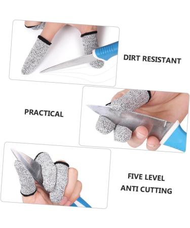 Buy NOLITOY Cut Resistant Gloves - 4 Pairs Fiber Finger Sleeves for Wood Carving & Safety Protection - Breathable Covers for Crafts & Work - Buy Online on GoSupps.com