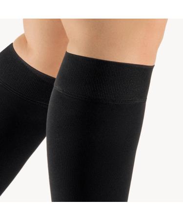 BORT AktiVen Extra CCL2 AD Compression Stockings - Short Open Toe Black | Buy Internationally - Buy Online on GoSupps.com