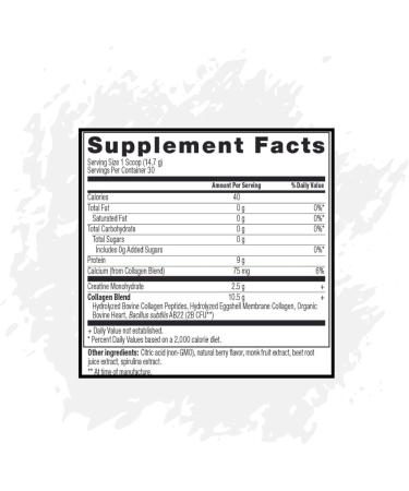 Chocolate Protein + Berry Flavor Creatine Collagen Powder A2/A2 Whey Casein Protein with Probiotics and Celtic Sea Salt (20 Servings) Creatine and Collagen Supplement Gluten Free (30 Servings) - Buy Online on GoSupps.com