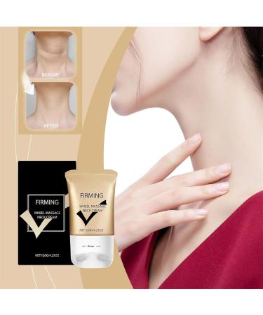 YTAFONPO Neck Firming Cream Collagen Neck Firming Cream Neck Firming and Lifting Cream with Double Roller Massage Moisturizing Neck Cream - Buy Online on GoSupps.com