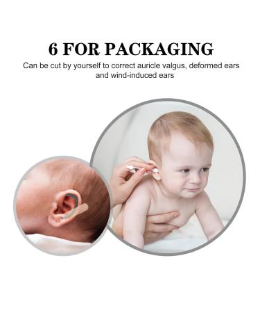 Aesthetic Patches Ear Aesthetic Correctors: 6 Pairs of Silicone Newborn Auricle Correction Patch Ear Supports for Protruding Ears Ear Aesthetic Corrector - Buy Online on GoSupps.com