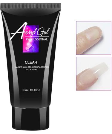 Joyeee Professional Nail Extension Gel Kit 30ml 9 Colours Poly Nail Gel Acrylic Nail Builder Enhancement Crystal Gel Set for Nail Art Design Gel Nail Starter Kit for Beginners and Nail Technician #6 - Buy Online on GoSupps.com