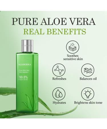 All Purpose Aloe Vera Gel Set - 2 Pieces - Skin Hydrator 300g Aloe Vera Gel - Buy Online on GoSupps.com
