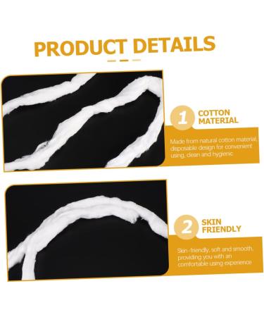 MAGICLULU 2 Hairdressing Perm Papers Stomach Tape Cotton Salon Coil Cotton Rounds for Hair Cotton Beauty Coil Makeup Supplies Cosmetics White Absorbent Cotton Dedicated - Buy Online on GoSupps.com