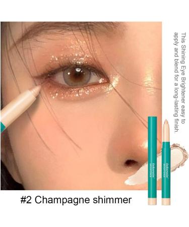 Eye Highlight Pen Long-lasting Color Waterproof And Sweat-proof Pearlescent Eye Shadow Pen Makeup Highlight Pen (Color : A Size : 1#) - Buy Online on GoSupps.com