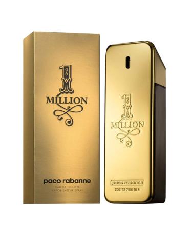 Paco Rabanne 1 Million Eau De Toilette Spray for Men 1.7 Fl Oz - Citrus & Floral Blend with Sandalwood, Vanilla & Musk - Buy Online on GoSupps.com