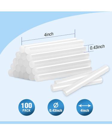 WORKPRO Full Size Hot Glue Sticks  100-pack  0.43x4 Inches  Compatible with Most Glue Guns  Multipurpose for DIY Art Craft General Repairs  Home Decorations and Gluing Projects - Buy Online on GoSupps.com