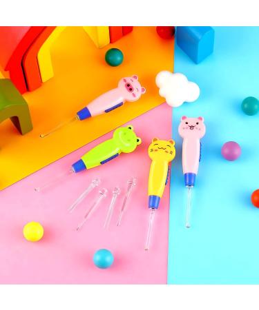 10-Piece Ear Wax Removal Kit for Kids & Toddlers - LED Baby Earwax Remover with Stainless Steel Tweezers & Cleaning Brush for Adults - Buy Online on GoSupps.com