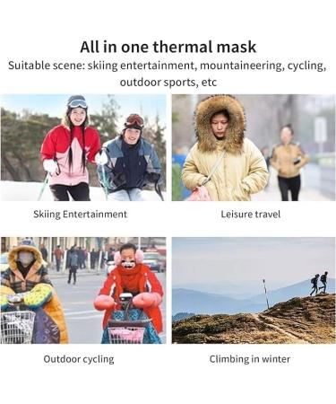 Exarp 2-in-1 Soft Winter Face Bandana | Reusable Cotton Half-Face Cover with Ear Protection for Men & Women | Ideal for Outdoor Sports & Winter Activities - Buy Online on GoSupps.com