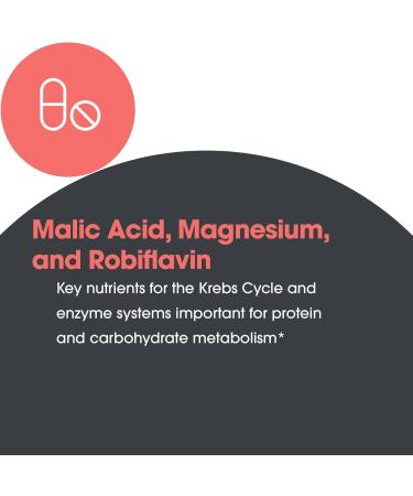 Allergy Research Group Magnesium Malate Forte Supplement - Magnesium and Malic Acid Energy Support Vitamin B2 Vegetarian Tablets - 120 Count - Buy Online on GoSupps.com