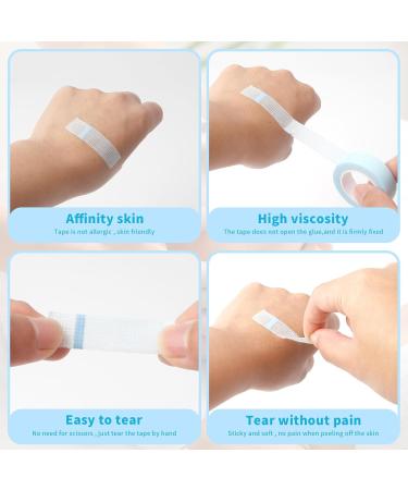10 Rolls Eyelash Tape - Breathable Adhesive Fabric for Eyelash Extensions & Makeup Easy to Remove | International Shipping Available - Buy Online on GoSupps.com