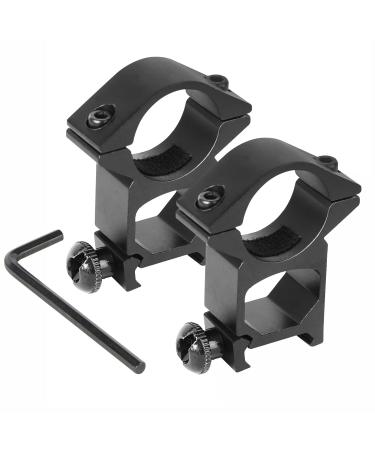 EAmber Scope Ring Mounts 1" High Profile Scope Mounts Rings,2 Pcs 20 Mm 0.94'' High